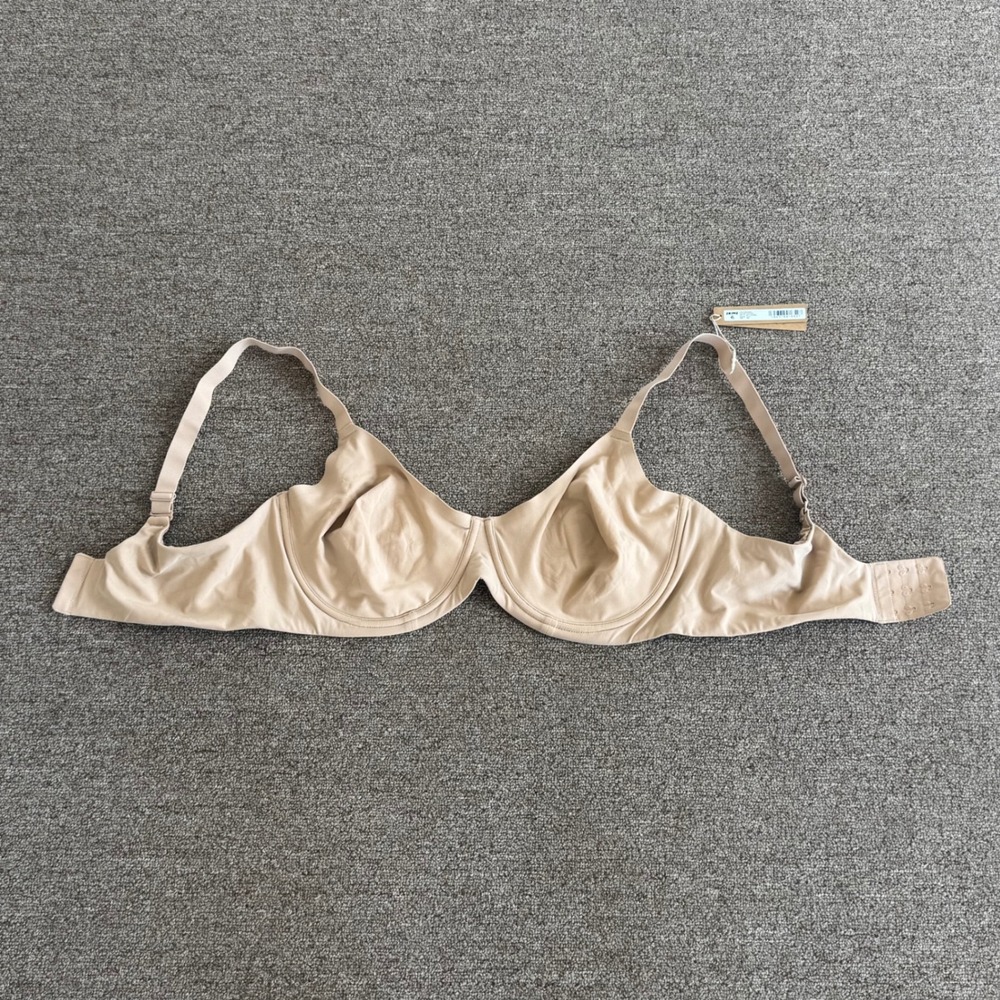 SKIMS‎ Fits Everybody Unlined Demi Bra Clay Tan Underwire BR-UWR-2293 42D NWT